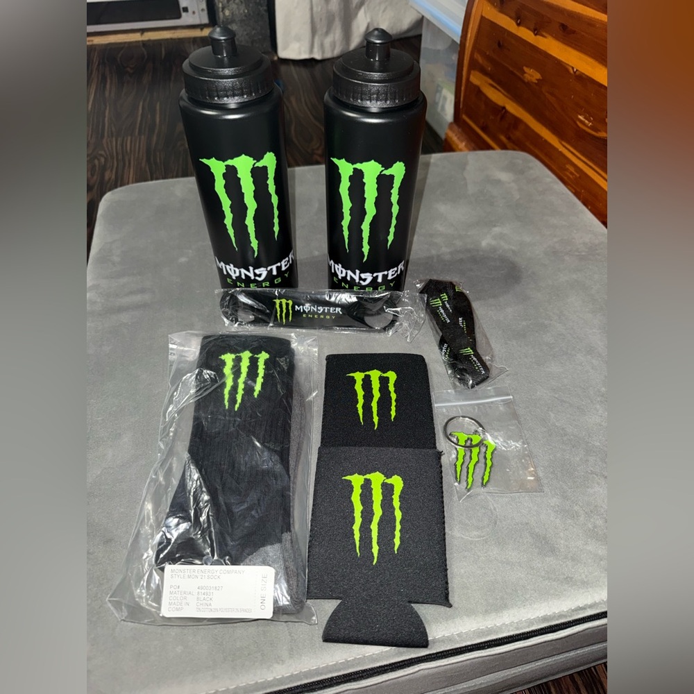 NEVER BEFORE RELEASED TO THE PUBLIC! Monster Energy Accessory Set